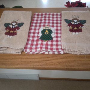 Towels, Handtowels, Christmas Themed, (3)
